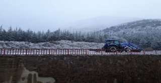 İzmire Mevsimin İlk Karı Düştü