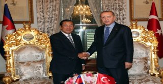 Cumhurbaşkanı Erdoğan, Kamboçya Başbakanı Hun Seni Kabul Etti