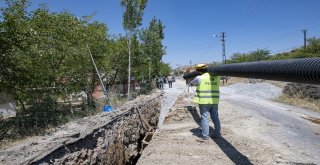 Maskiden 7 Mahallede 3Bin 950 Metrelik Kanalizasyon Hattı