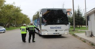 (Özel Haber) Şehirlerarası Otobüslerde Kemer Takmayan Yolculara Şok Kontrol