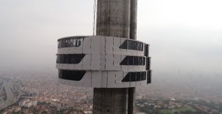 (Özel) Çamlıca Kulesi Drone İle Havadan Görüntülendi