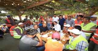 Nevşehir Belediye Başkanı Seçen Refüj Çalışmasını Yerinde İnceledi