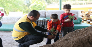 Çocuklardan Büyükşehir Fidanlığına Ziyaret