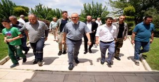 Başkan Ergünü Duygulandıran Ziyaret