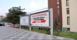Keçiören Belediyesinden İzinsiz Havai Fişek Ve Silahlı Kutlamaya Hayır” Kampanyası