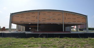 Ergene Belediyesinin Çok Amaçlı Düğün Salonu Projesi Devam Ediyor