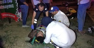 Kaza Yapınca Aracına Çarpan Motosikletteki Şahıslar Akrabası Çıktı
