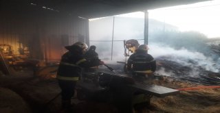 Kahramanmaraşta Kereste Fabrikasında Yangın