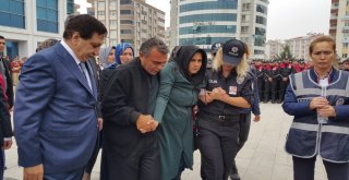 Şehit Polise Silah Arkadaşlarından Yürek Burkan Veda