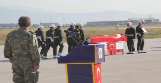 Doğubayazıtta Şehit Düşen Teğmen, Erzurumdan Törenle Uğurlandı