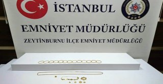 (Özel) İstanbulda Parkta Kaybolan Yarım Kilogram Altını Polis Buldu