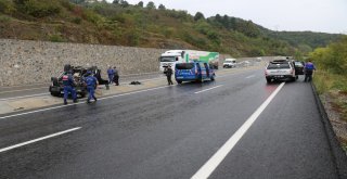 Zonguldakta Cip Takla Attı: 1İ Ağır 2 Yaralı