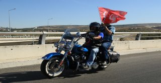 Ankarada Harleyli Gazi Sürüşü
