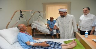 Diyanet İşleri Başkanı Erbaştan Mekkede Hasta Ziyareti