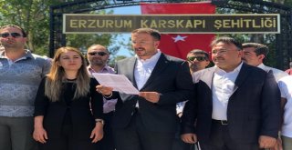 Karskapı Şehitliğine Anlamlı Ziyaret