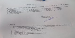 Engelli Derneği Seçimlerini İptal Ettiren Kargaşa