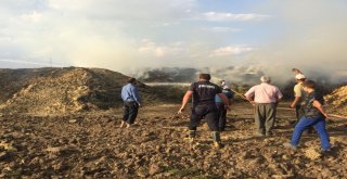 Erzurumda Korkutan Ot Yangını