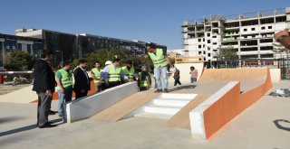 Başkan Vekili Öztürk “Kentpark” Şantiyesinde İncelemelerde Bulundu