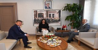 Çalışma Ve Sosyal Güvenlik Bakanı Sarıeroğlundan Vali Demirtaşa Ziyaret