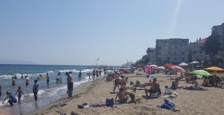 (Özel) Kurban Bayramında Sahiller Doldu Taştı