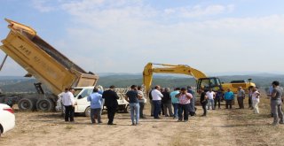 Tayraş İçin Osbde İlk Kazma Vuruldu