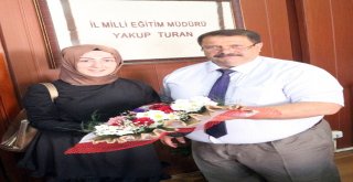 Aday Öğretmenlerden Milli Eğitim Müdürü Turana Ziyaret