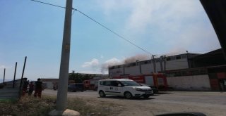 Denizlide Mobilya Atölyesinde Yangın