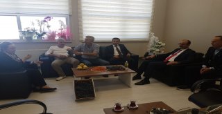 Başkan Cömertoğludan Rektör Karabuluta Ziyaret