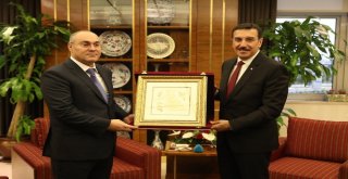 Bakan Tüfenkci, Azerbaycan Gümrük Komitesi Başkanı Mehdiyevi Kabul Etti
