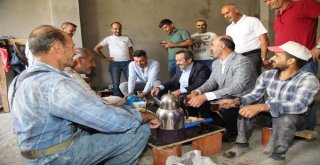 Vali Mantı,işçilerin Sofrasına Konuk Oldu