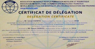 Doç. Dr. Esenyel, Amforth Elçisi Oldu