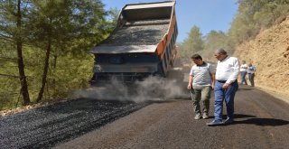 Gazipaşada 23 Kilometrelik Asfalt Çalışması
