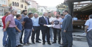 Başkan Saraçoğlu, Alt Yapı Çalışmalarını Yerinde İnceledi