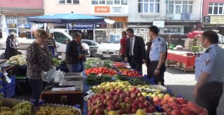 Karabük Belediyesi Zabıta Ekiplerinden Pazar Yerlerinde Etiket Denetimi