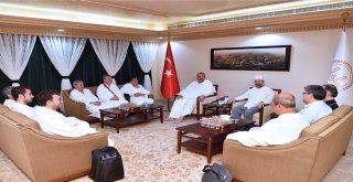 Adalet Bakan Gül, Mekkede Diyanet İşleri Başkanı Erbaşı Ziyaret Etti