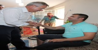 Başkan Yaralıdan Kuzey Irak Gazisine Ziyaret