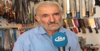 Bıçak Bileme Ustalarının Kurban Bayramı Mesaisi