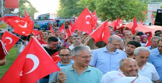 Çanakkalede 15 Temmuz Milli Birlik Yürüyüşü