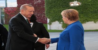 Cumhurbaşkanı Erdoğan, Merkel İle Görüştü