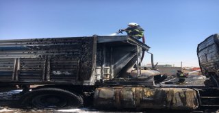 Park Halindeki Araçta Yangın: 1 Yaralı