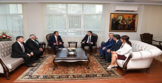 Desten Milli Eğitim Bakanı Ziya Selçuka Ziyaret