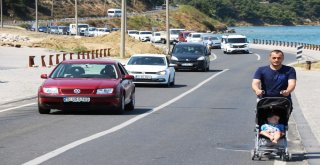 Çanakkalede Bayram Tatili Kuyruğu