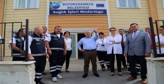Büyükçekmecede Sevgi Eli Market İhtiyaç Sahiplerinin Yüzünü Güldürüyor