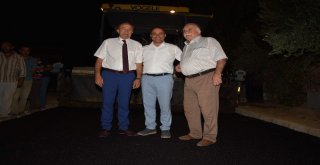 Alaşehirin Asfalt Çalışmalarına Yerinde İnceleme