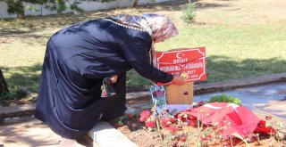 Şehit Bebeğin Ve Annenin Mezarında Hüzünlü Arefe