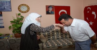 Belediye Başkanı Bakıcı Şehit Ailelerini Unutmadı