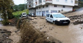 Trabzonda Aşırı Yağış Heyelana Neden Oldu