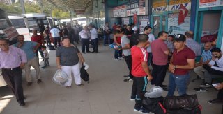 Otogarda Kurban Bayramı Yoğunluğu Başladı