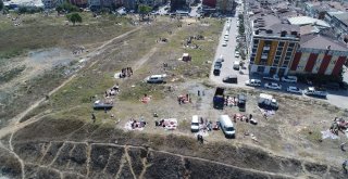 Kaçak Alanlarda Kurban Kesimi Havadan Görüntülendi