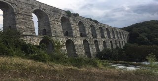 Restorasyonuna Başlanan Eyüpsultandaki Kovuk Kemer Havadan Görüntülendi